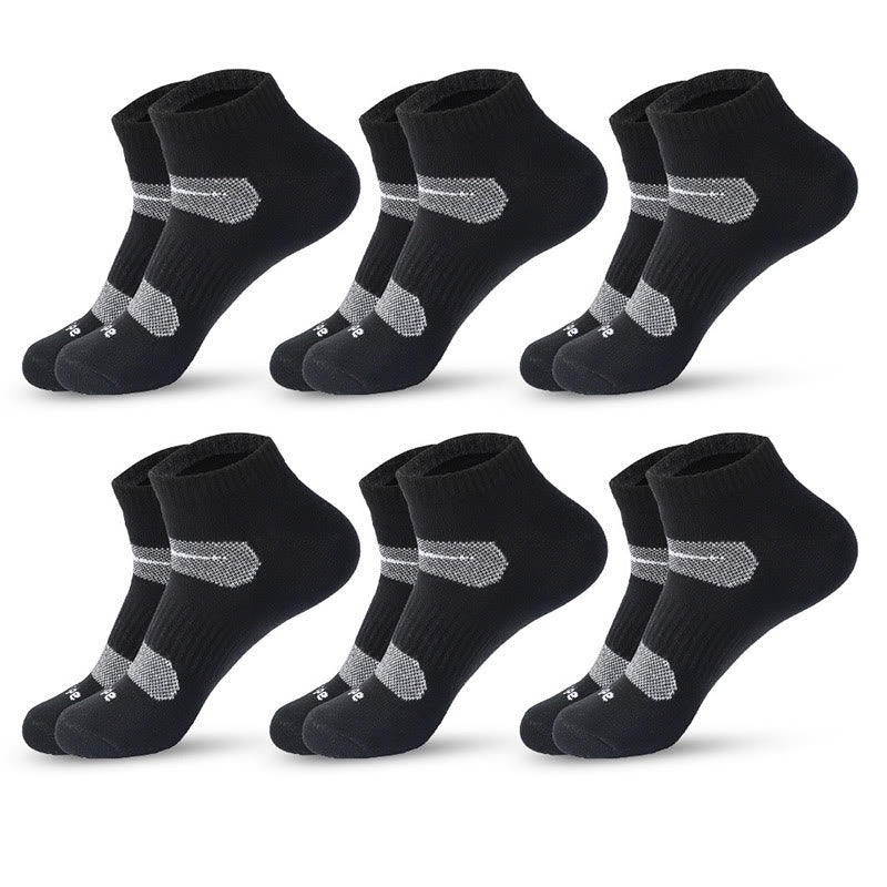 Chaussettes de compression cyclistes (6 paires) - Noir - EU39-45 (US6-11) - image 3