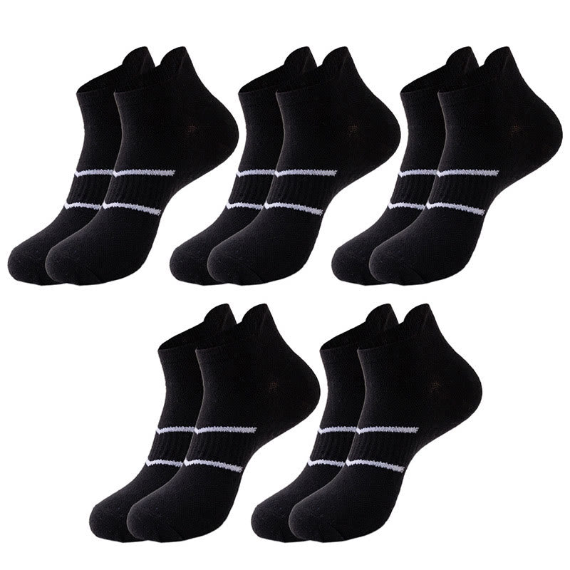 Chaussettes de compression Two Bars Quarter (10 paires) - Noir - EU39-45 (US6-11) - image 14