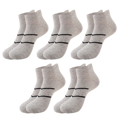 Chaussettes de compression Two Bars Quarter (10 paires) - Gris - EU39-45 (US6-11) - image 13