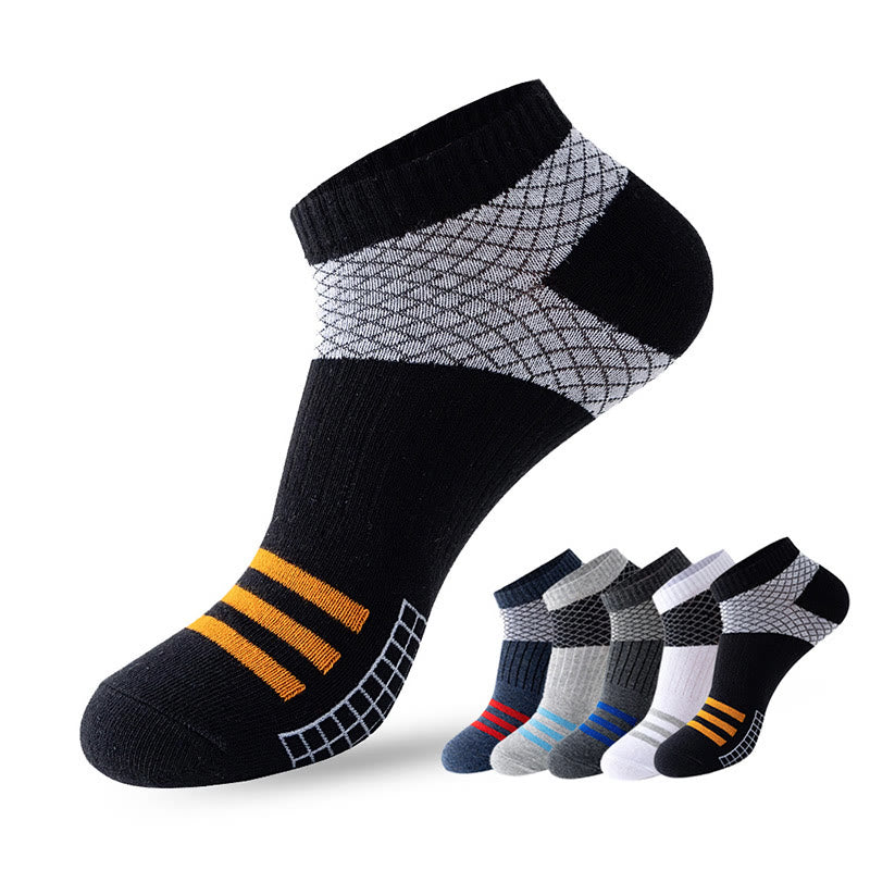 Chaussettes de compression à rayures quadrillées (10 paires) - image 8