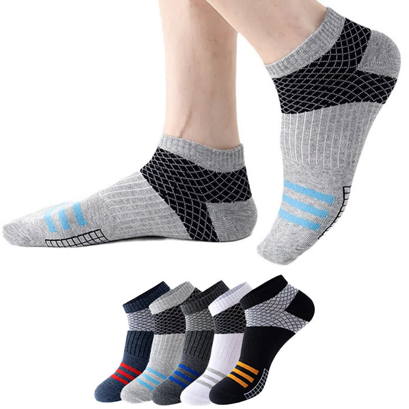 Chaussettes de compression à rayures quadrillées (10 paires) - image 3