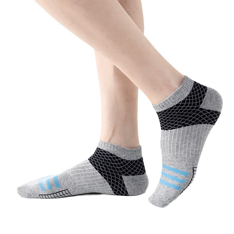 Chaussettes de compression à rayures quadrillées (10 paires) - image 2
