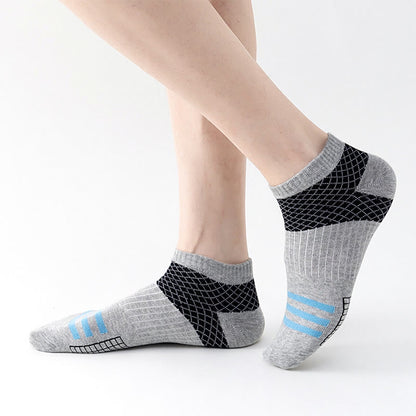 Chaussettes de compression à rayures quadrillées (10 paires) - image 1