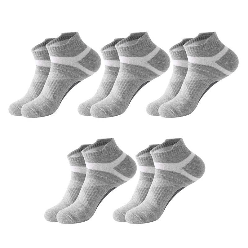 Chaussettes de compression tendance pour chevilles (10 paires) - Gris clair - EU39-45 (US6-11) - image 4