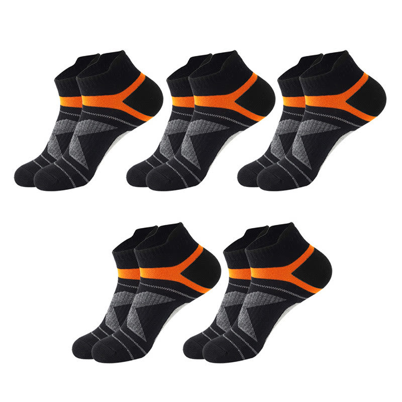 Chaussettes de compression tendance pour chevilles (10 paires) - Noir - EU39-45 (US6-11) - image 5