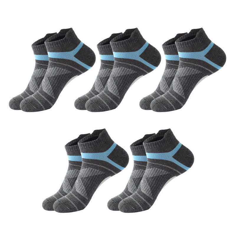 Chaussettes de compression tendance pour chevilles (10 paires) - Gris foncé - EU39-45 (US6-11) - image 8