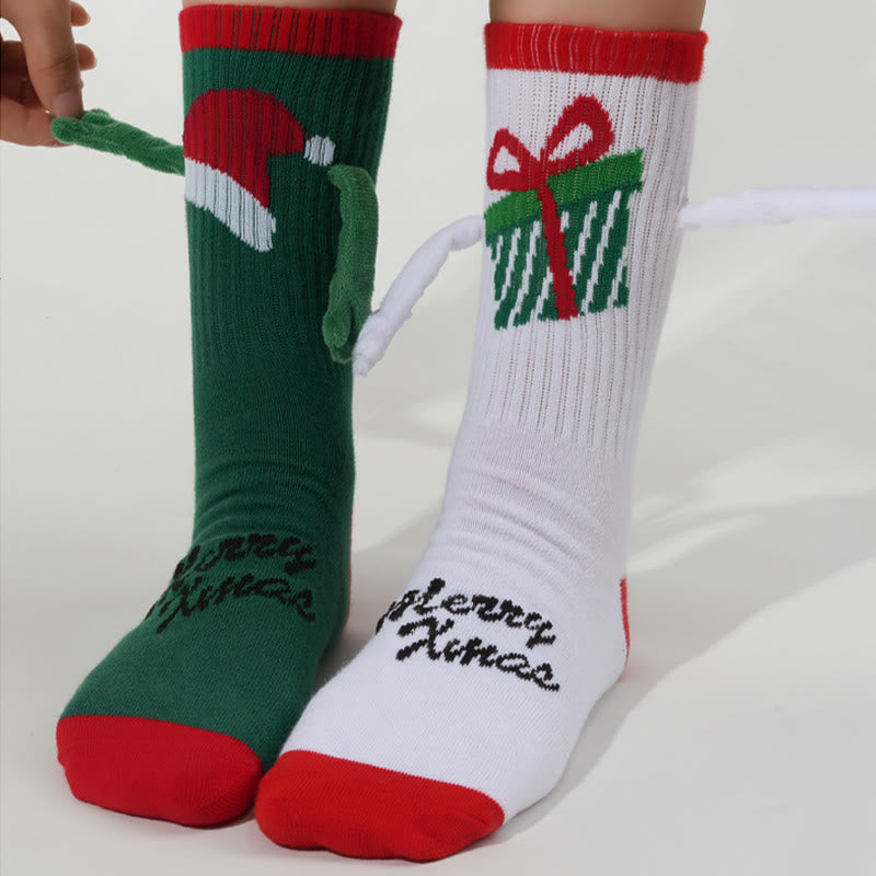 Chaussettes de Noël magnétiques grande taille (3 paires) - image 3