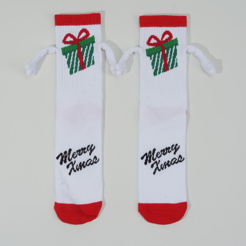 Chaussettes de Noël magnétiques grande taille (3 paires) - image 9