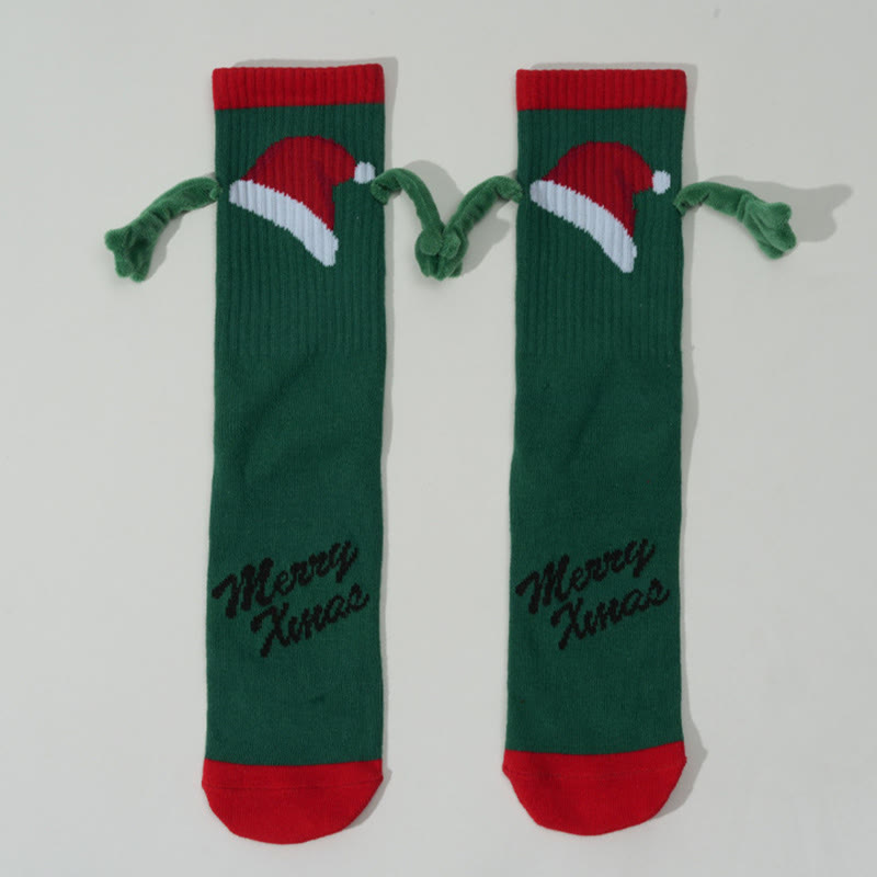 Chaussettes de Noël magnétiques grande taille (3 paires) - image 8