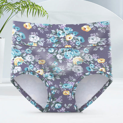 Culottes fleuries douces (paquets de 5) - Violet - 6XL - image 9