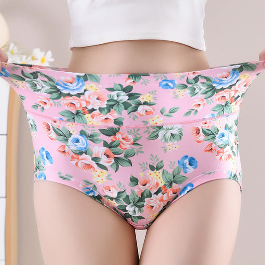 Culottes fleuries douces (paquets de 5) - image 0