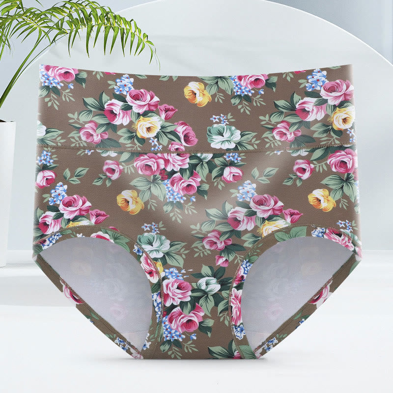 Culottes fleuries douces (paquets de 5) - Kaki - 6XL - image 11