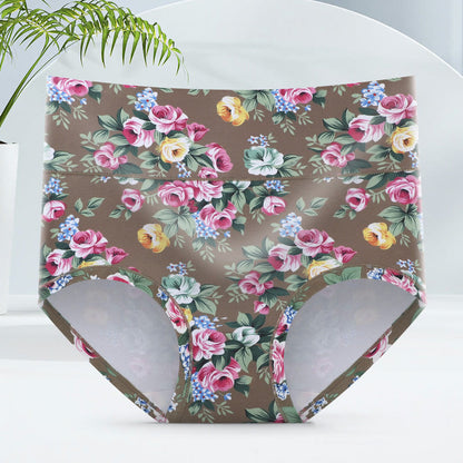 Culottes fleuries douces (paquets de 5) - Kaki - 6XL - image 11