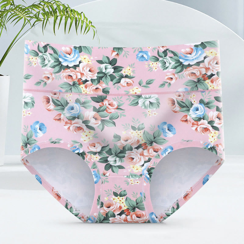 Culottes fleuries douces (paquets de 5) - Rose - 6XL - image 8