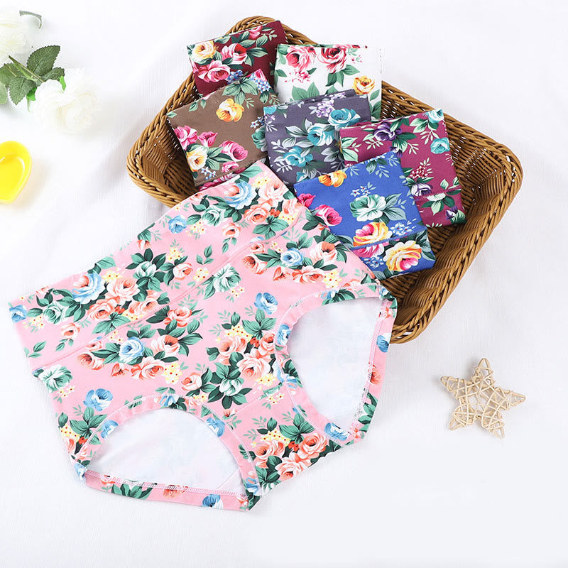 Culottes florales douces grande taille (lot de 5)