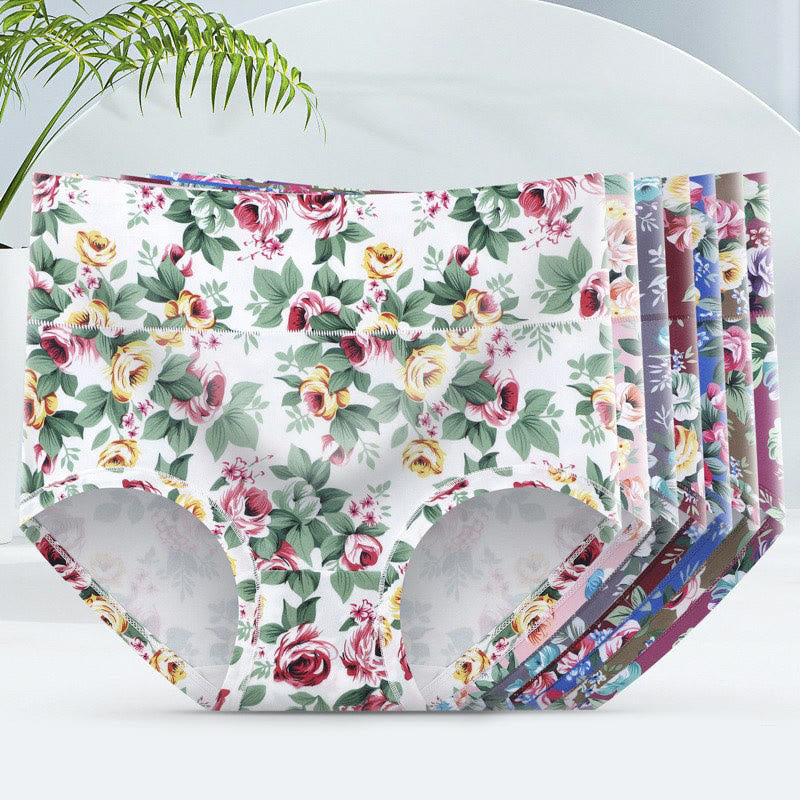 Culottes florales douces grande taille (lot de 5)