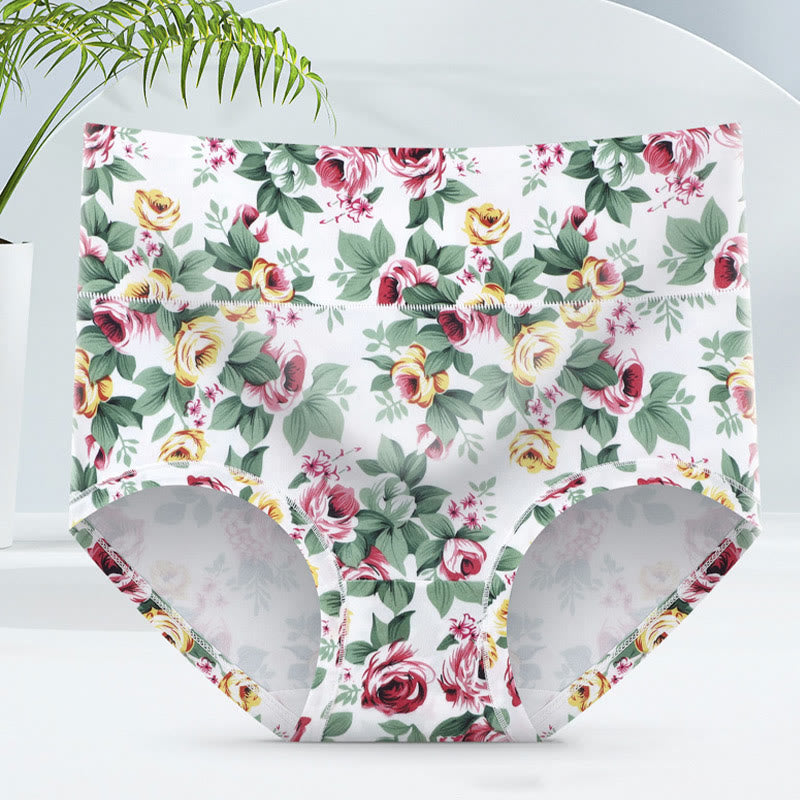 Culottes fleuries douces (paquets de 5) - Blanc - 6XL - image 15
