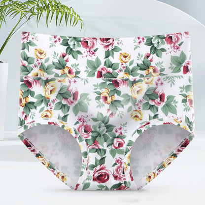 Culottes fleuries douces (paquets de 5) - Blanc - 6XL - image 15