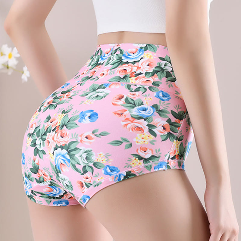 Culottes florales douces grande taille (lot de 5)