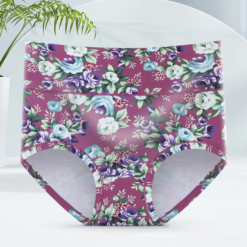 Culottes fleuries douces (paquets de 5) - Fuchsia - 6XL - image 14