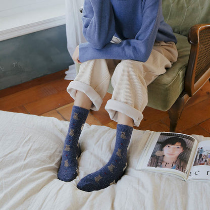 Chaussettes rayées à blocs de couleurs (4 paires) - image 7