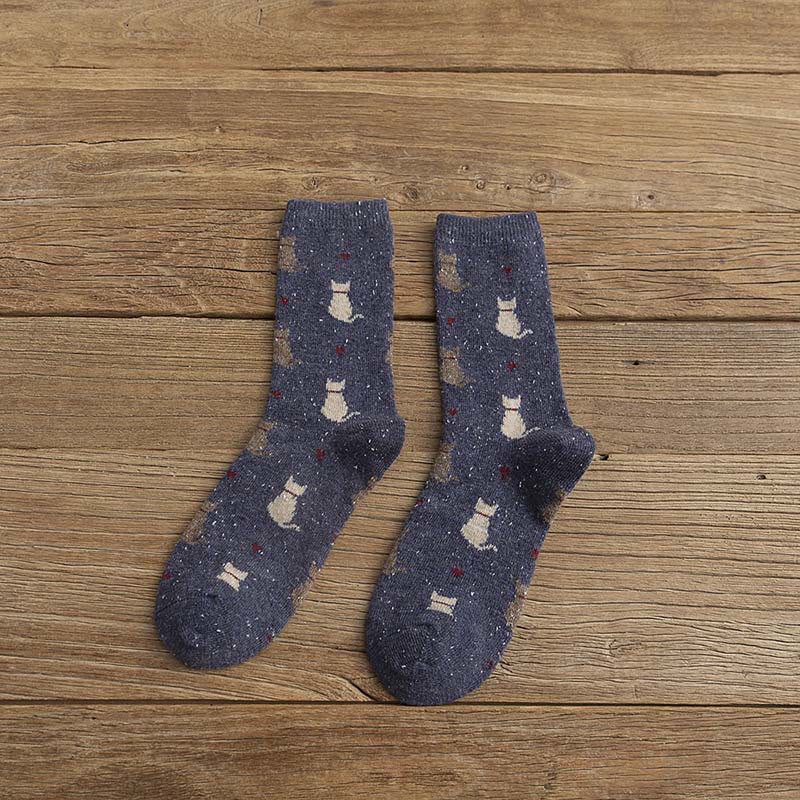 Chaussettes rayées à blocs de couleurs (4 paires) - Bleu marine - EU36-40 (US3-7) - image 9