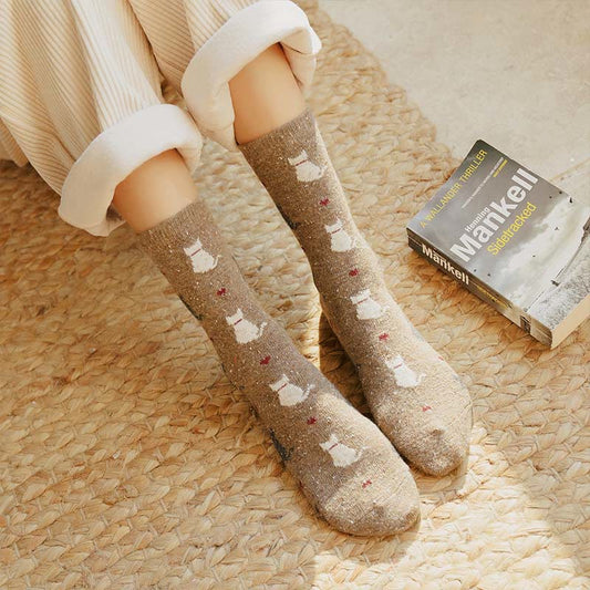 Chaussettes rayées à blocs de couleurs (4 paires) - image 1