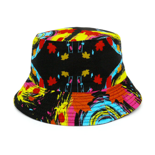 Chapeau bob imprimé spécial grande taille - UN - Taille unique - image 0