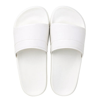 Claquettes antidérapantes de couleur unie grande taille - Blanc - EU46-47 (US12-12.5) - image 6