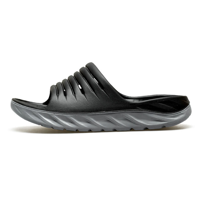 Claquettes à semelle épaisse grande taille - Noir - UE49 (US14) - image 6