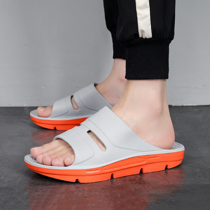 Claquettes à semelle épaisse et soutien de la voûte plantaire grande taille