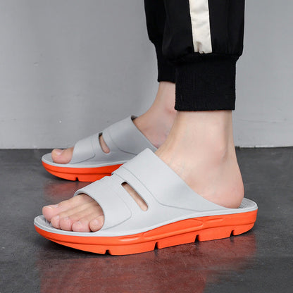 Claquettes à semelle épaisse et soutien de la voûte plantaire grande taille