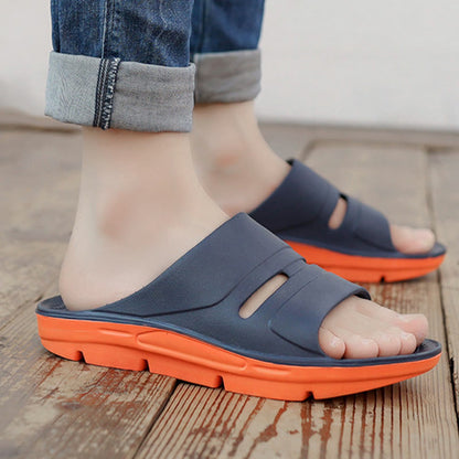 Claquettes à semelle épaisse et soutien de la voûte plantaire grande taille