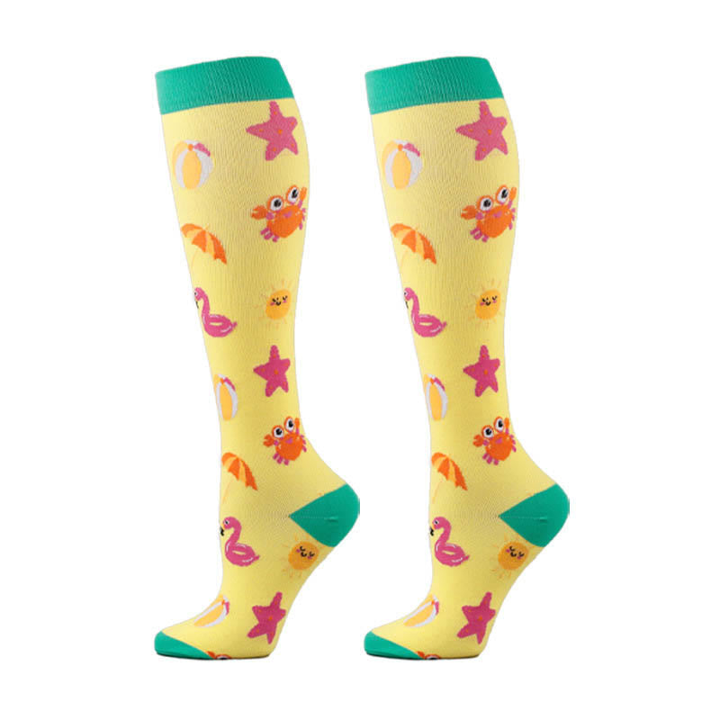 Chaussettes de compression animaux mignons (5 paires) - image 4