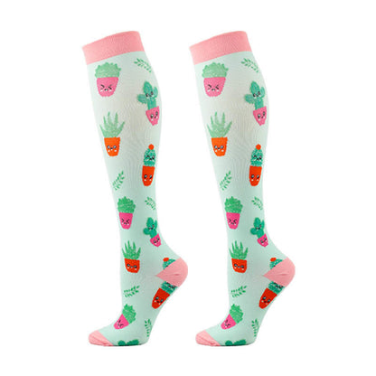 Chaussettes de compression animaux mignons (5 paires) - image 2