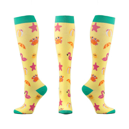 Chaussettes de compression animaux mignons (5 paires) - image 7
