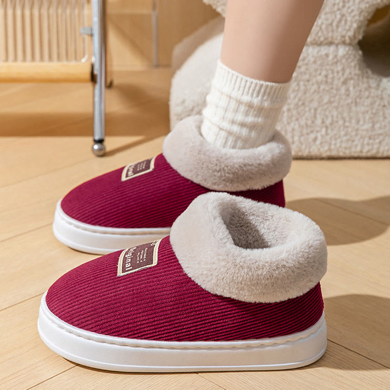 Chaussons chauds et confortables grande taille - image 2