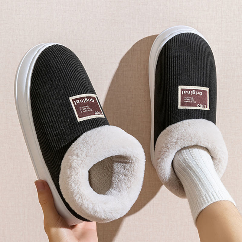 Chaussons chauds et confortables grande taille - image 5