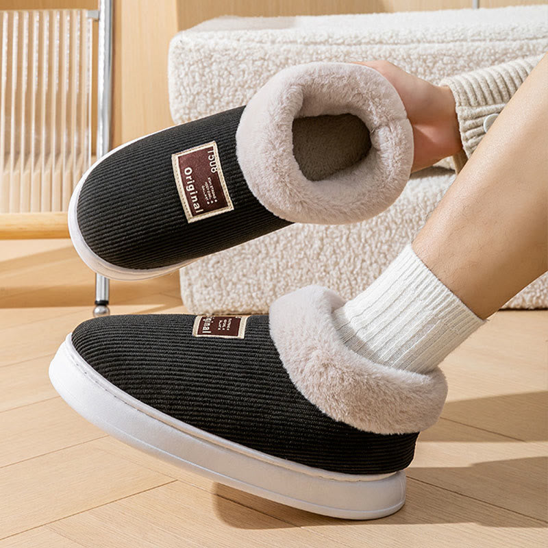 Chaussons chauds et confortables grande taille - image 6