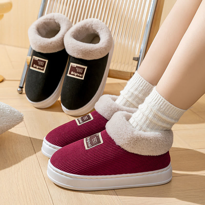 Chaussons chauds et confortables grande taille - image 7