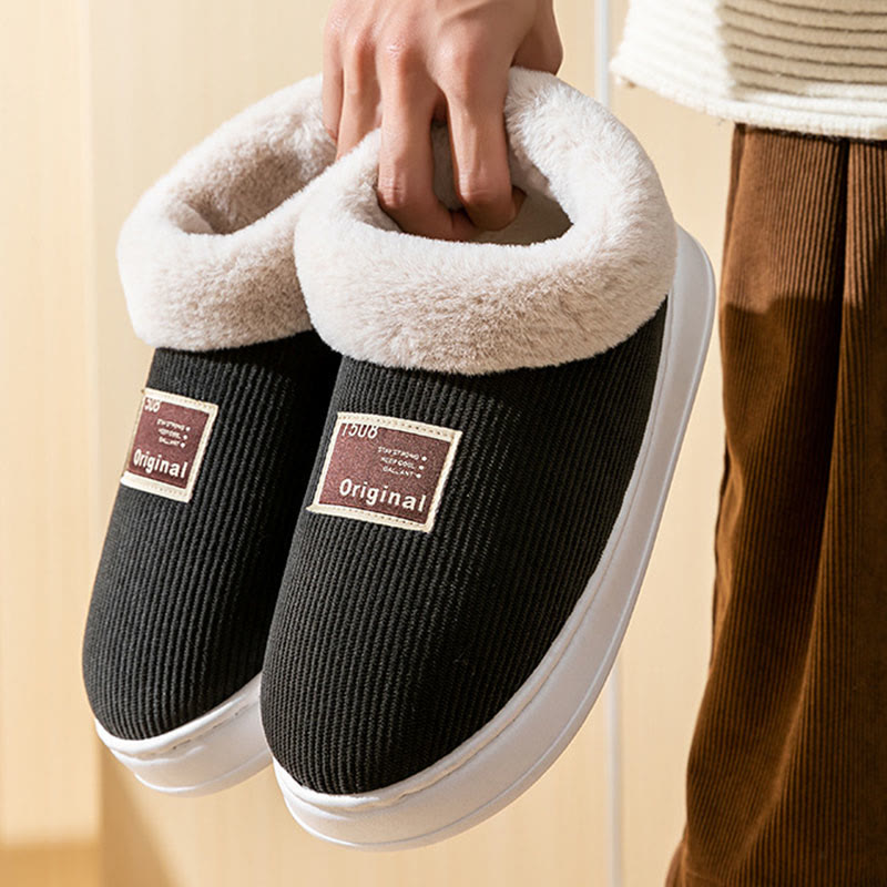 Chaussons chauds et confortables grande taille - image 4