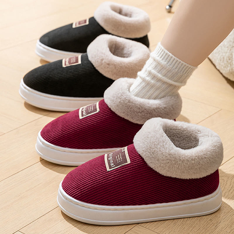 Chaussons chauds et confortables grande taille - image 1