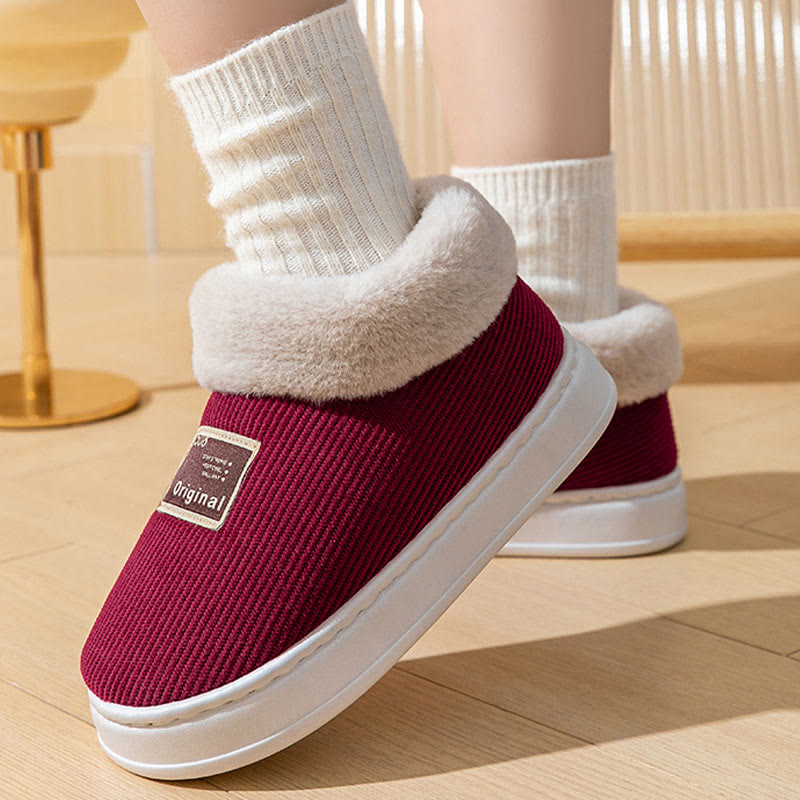 Chaussons chauds et confortables grande taille - image 3