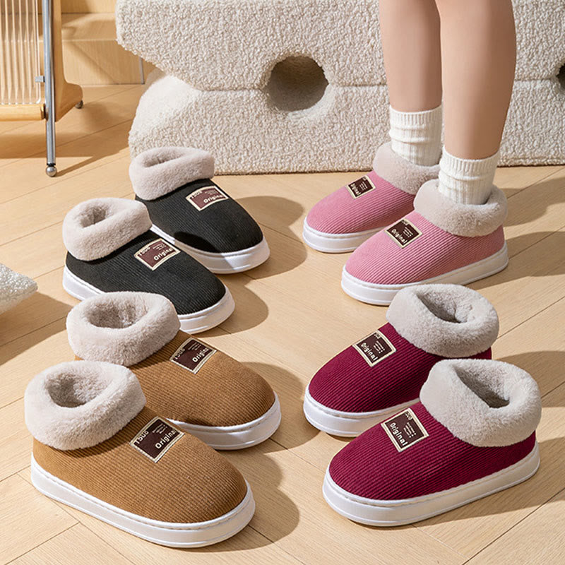 Chaussons chauds et confortables grande taille - image 0