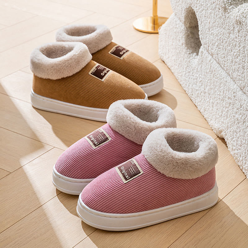 Chaussons chauds et confortables grande taille - image 9