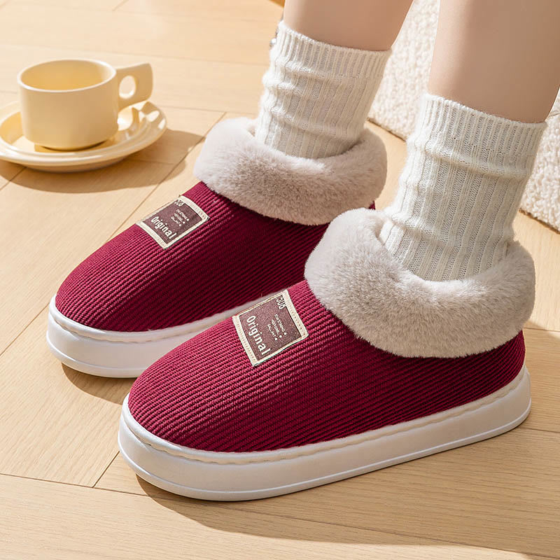 Chaussons chauds et confortables grande taille - image 8