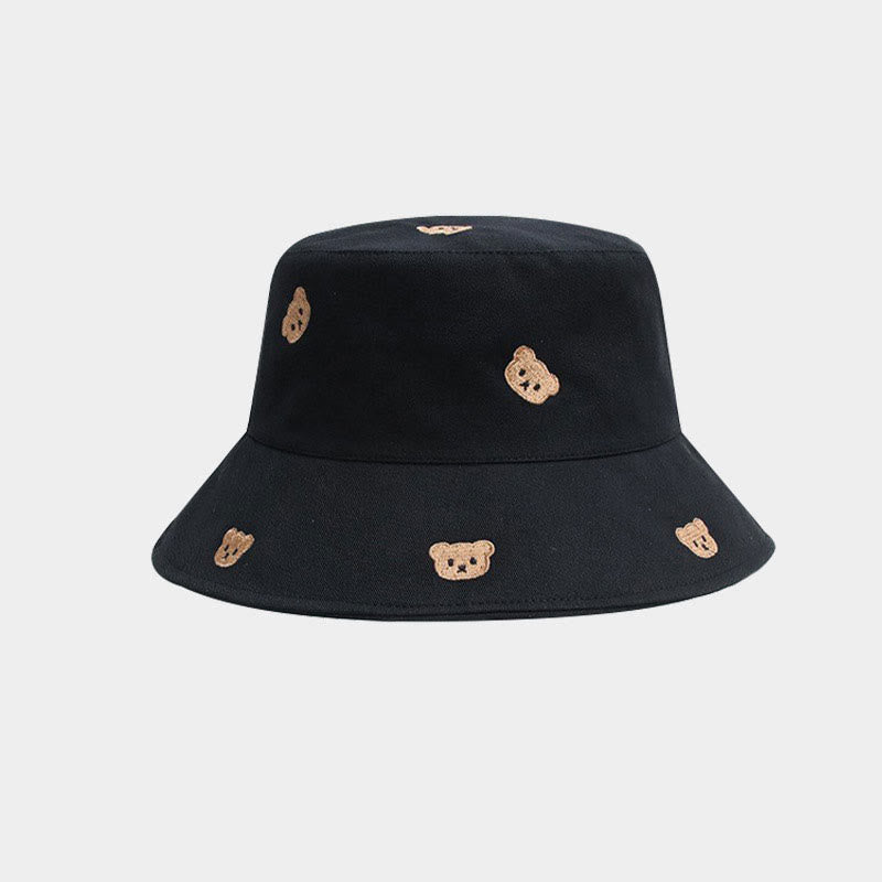 Chapeau bob ours grande taille - Noir - Taille unique - image 3
