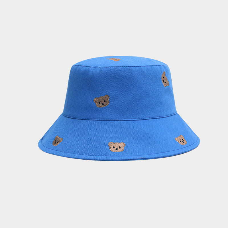 Chapeau bob ours grande taille - Bleu - Taille unique - image 4