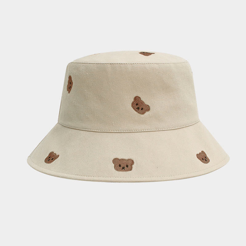 Chapeau bob ours grande taille - Beige - Taille unique - image 3