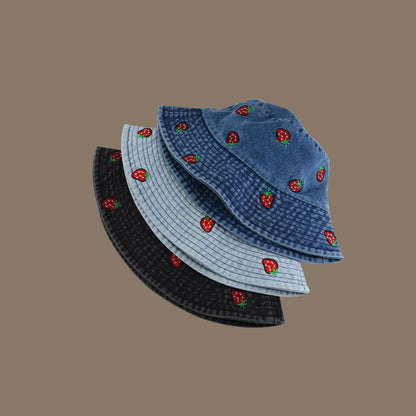 Chapeau bob fraise grande taille - image 5